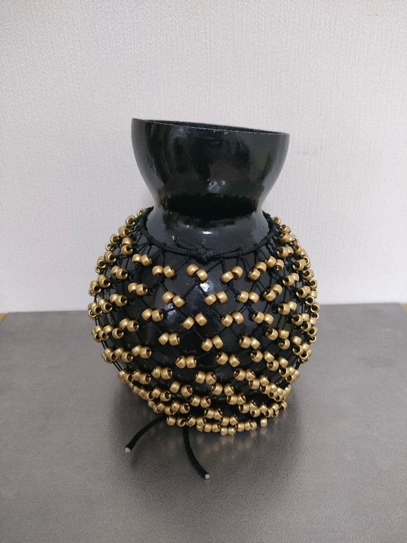 ハンドメイド　シェケレ　ブラック/ゴールド large.png?utime=1661845960