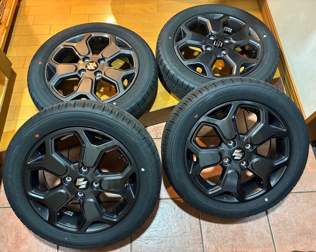 値下げします！ 新車外し スズキハスラータフワイルド　純正タイヤホイールセット Yahoo!オークション - 新車外し 2024年7 月納車外し ハスラー タフワ