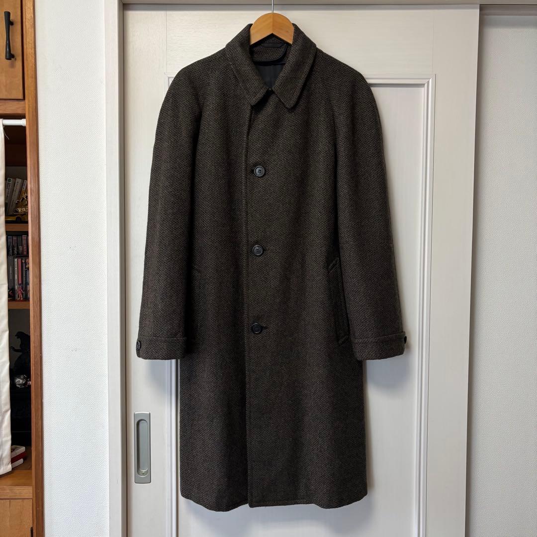 50's 〜 60'sウール ツイード ステンカラーコート バルカラーコート