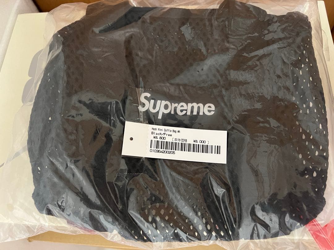 バッグ Supreme Mesh Mini Duffle Bag \"Black\"
