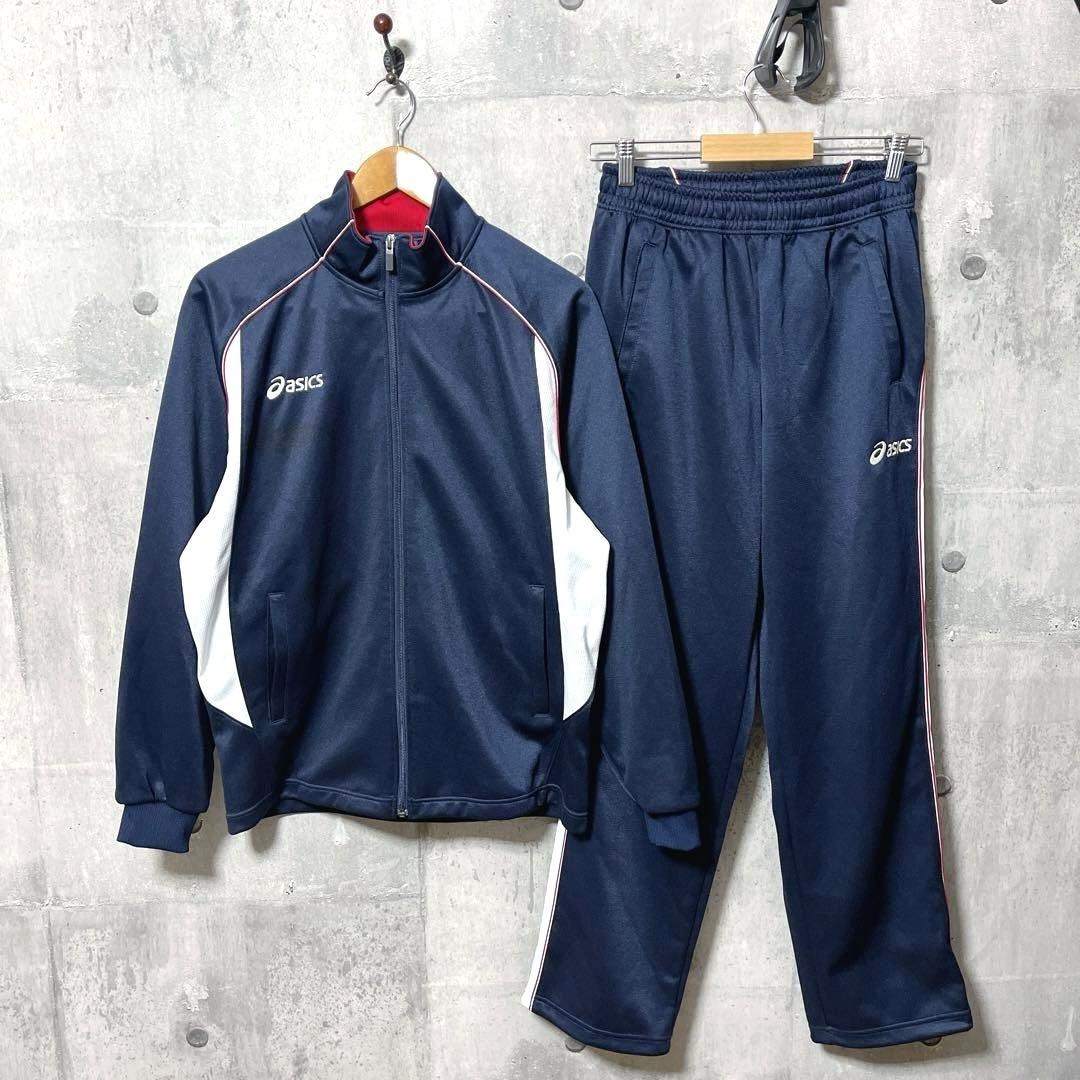 asics アシックス メンズ ジャージセットアップ ジャージ上下セット L