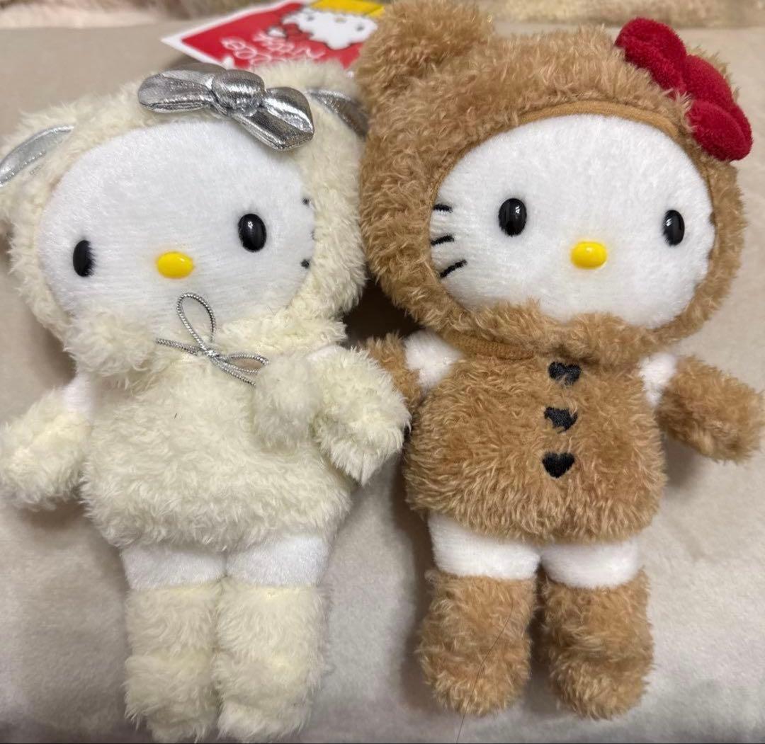 ハローキティ展 会場限定 マスコット 雪うさぎ クマスーツ