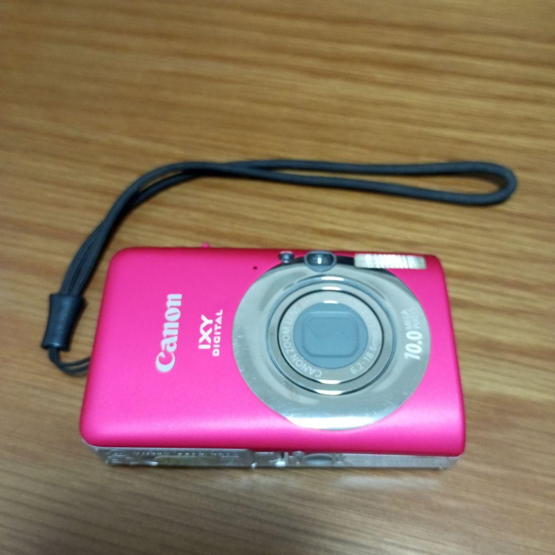 ジャンク】デジカメCanon IXY DIGITAL 110 IS ピンク