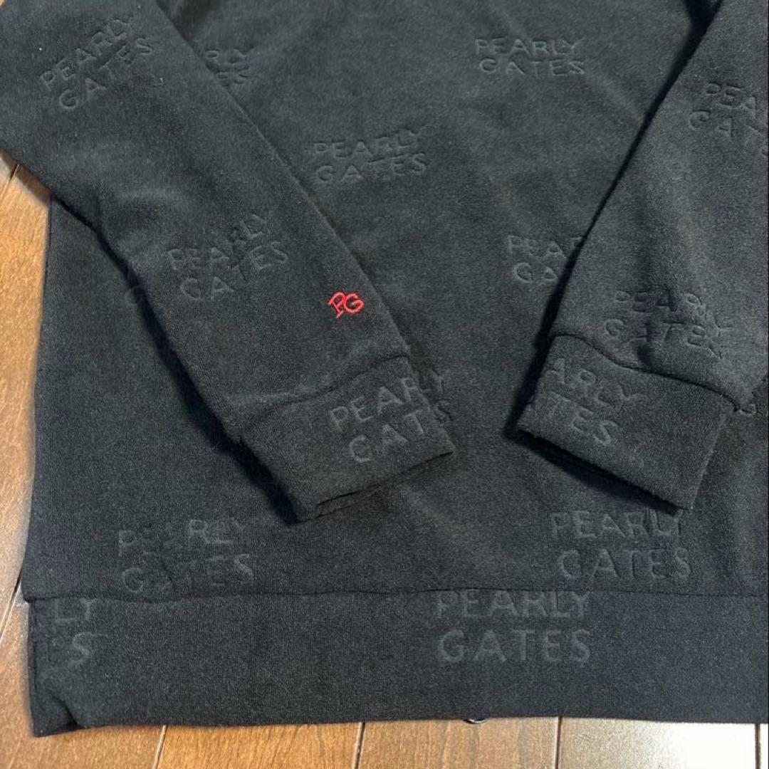 パーリーゲイツ ロゴパイルJQブラックパーカーサイズ2 - メルカリ