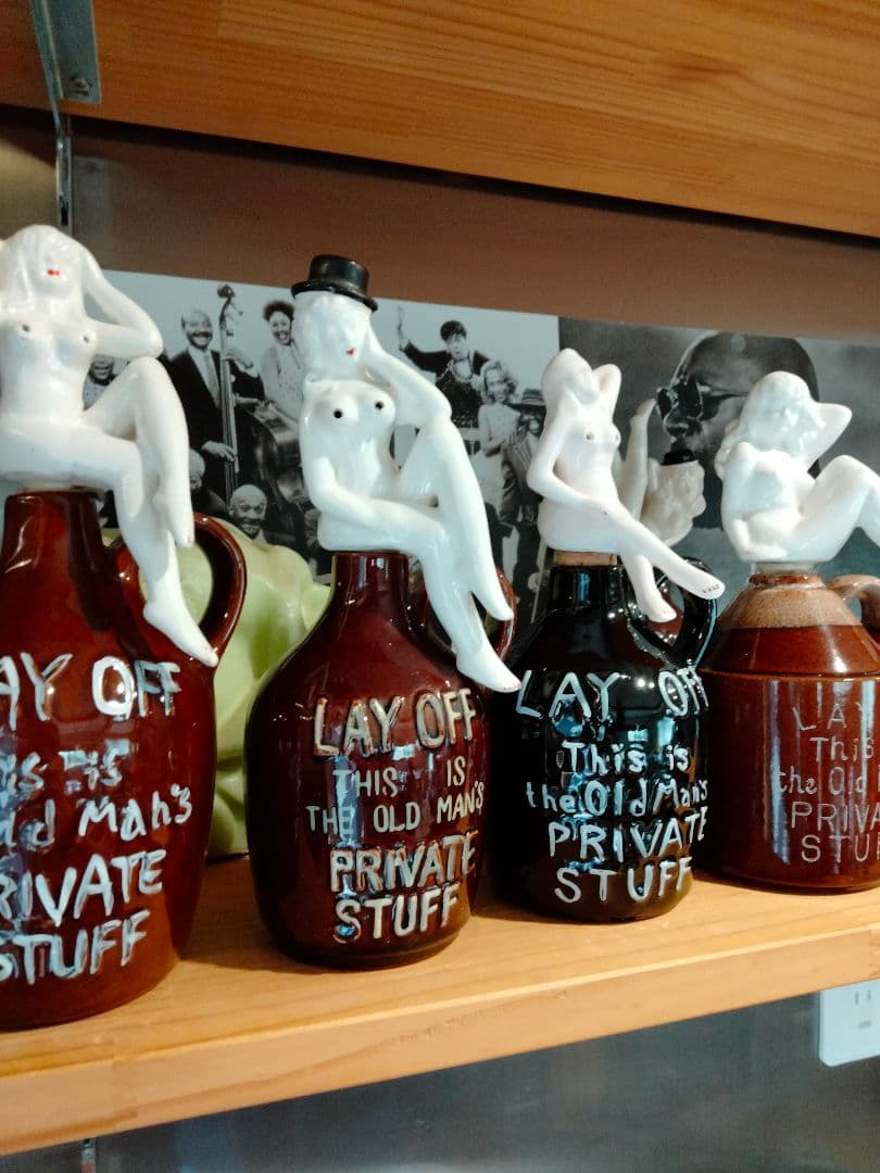 50s 　ピンナップ　デカンタ　エロ　　ビンテージ　layoff　茶 21