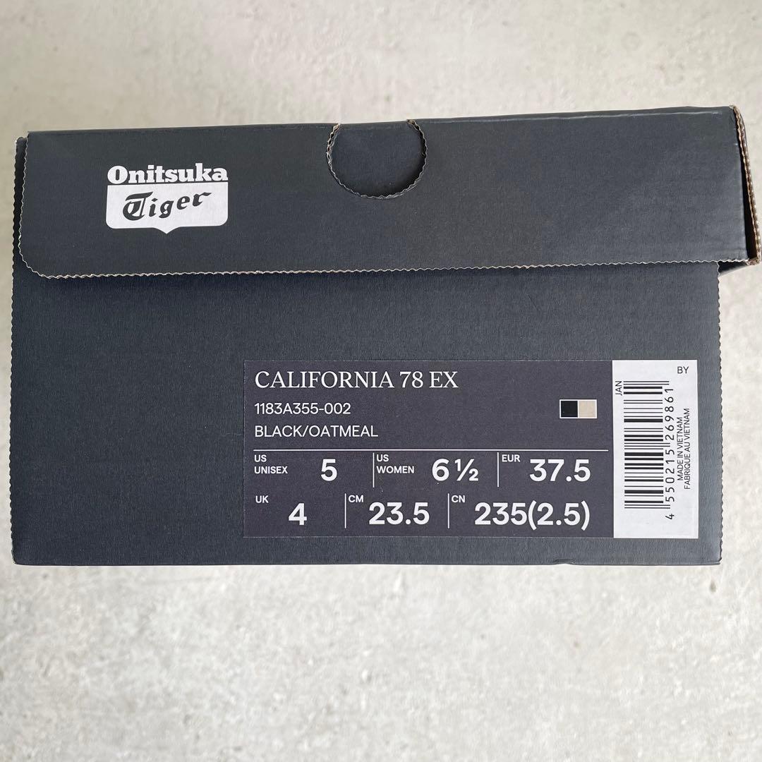 【美品】Onitsuka Tiger カリフォルニア78 EX 23.5cm 黒