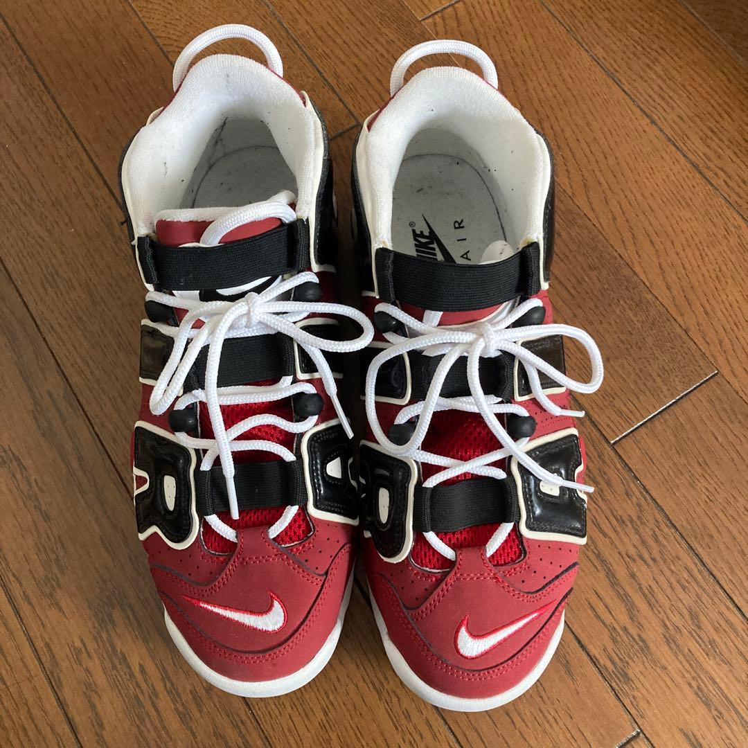 モアテン赤黒27センチAIR MORE UP TENPO エア モア アップテンポ NIKE Air More Uptempo GS Lobster/Black