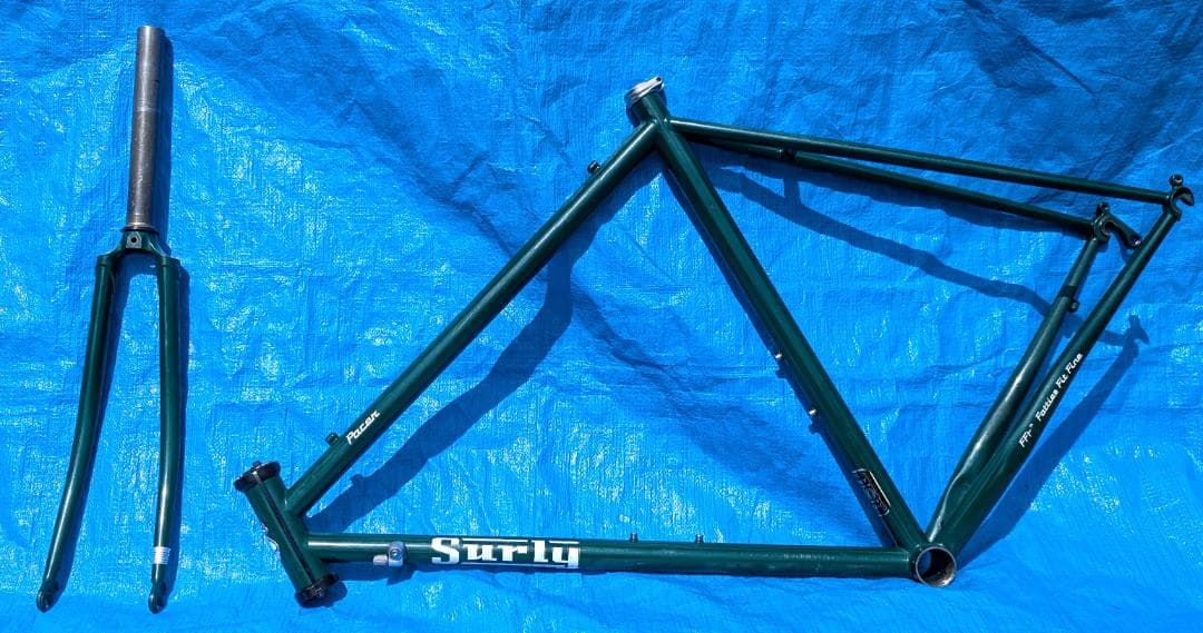 Surly Pacer ロードバイクフレーム グリーン 新品ステッカー付 SURLYのロードバイクPACERに完成車登場！ - BIKELOOP WEB