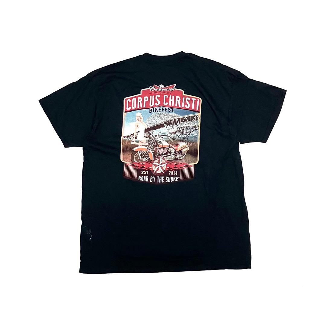 XXL バドワイザー Budweiser オフィシャル Tシャツ バックプリント