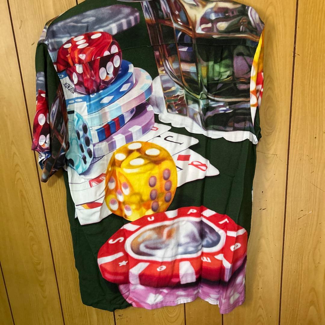 ラ*ン様 Supreme カジノ シャツグラフィック 半袖シャツ L