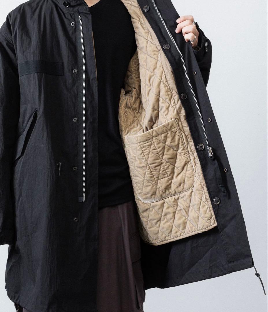 ANTHEM A MILITARY OVER COAT YOKE stein｜