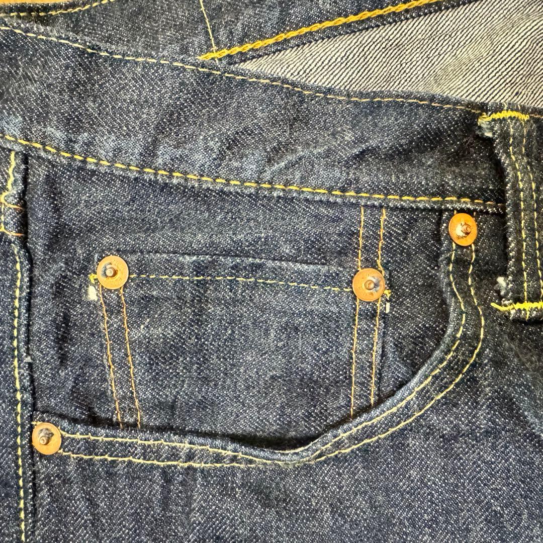 FULLCOUNT 1101 W32 13.7oz ストレートデニム