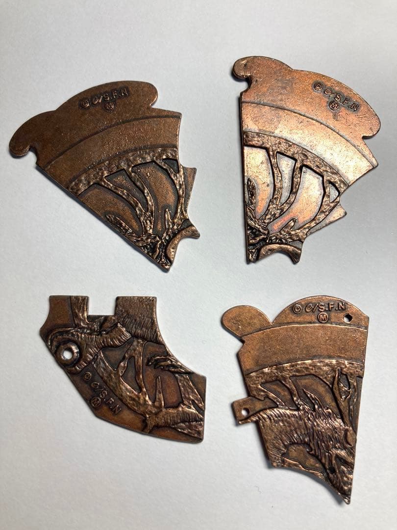 ドラゴンクエスト アベル伝説 食玩 メタルプレート 当時物 森永ミルク