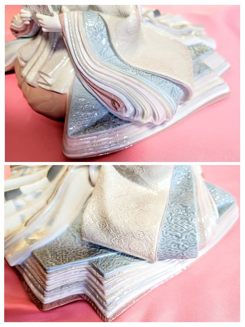 かえ二郎リヤドロ 《極美品》【親王飾り・お内裏様セット】　雛人形セット