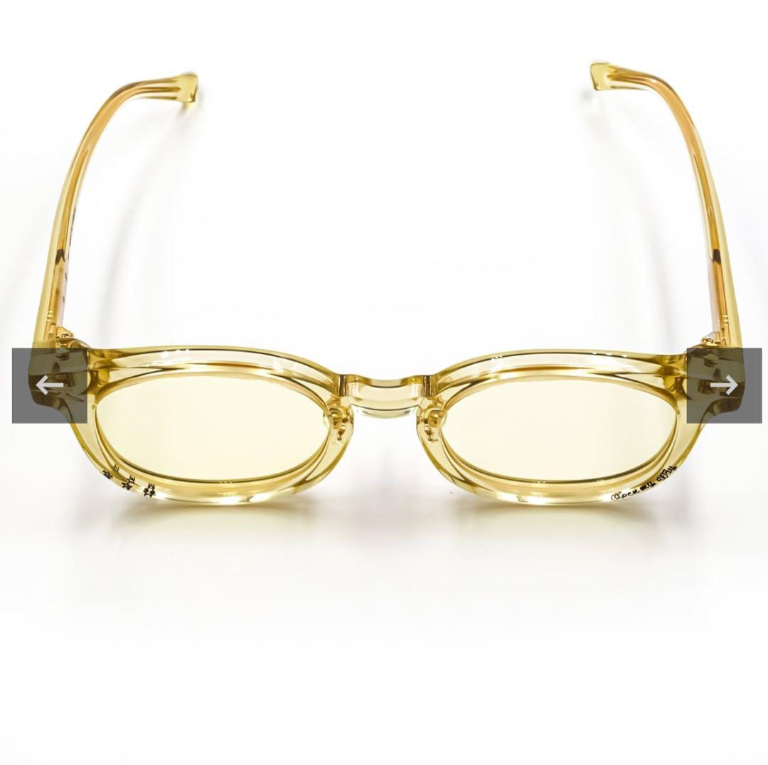 NSH N.S.H Open my way Pale Yellowサングラス