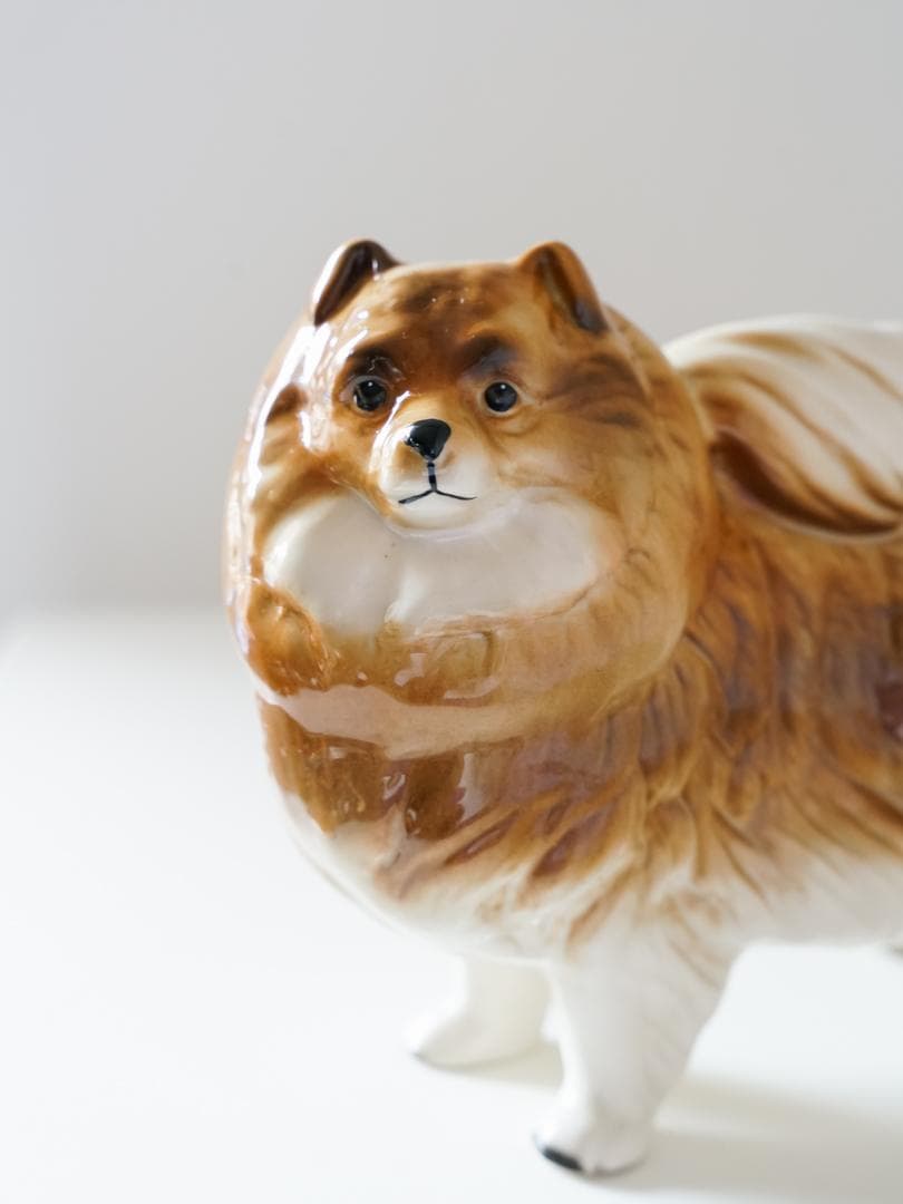 60's \"COOPERCRAFT\" vintage ポメラニアン 陶器