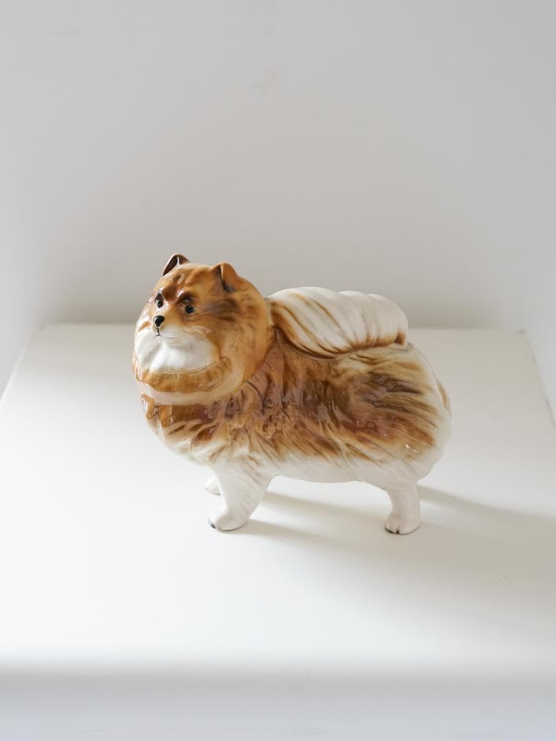 60's \"COOPERCRAFT\" vintage ポメラニアン 陶器