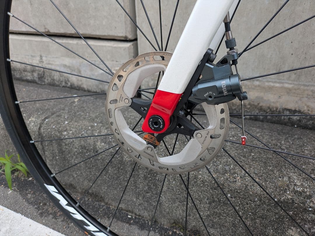 ロードバイクELVES VANTAR ディスク ロードバイク ホワイト/レッド