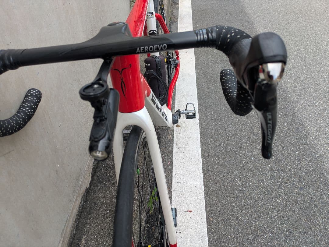 ロードバイクELVES VANTAR ディスク ロードバイク ホワイト/レッド