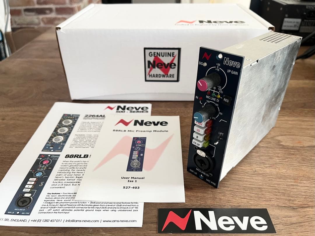 配信機器・PA機器・レコーディング機器 AMS Neve 88RLB Mono Mic Preamp Module AMS Neve 88RLB 500-Series Mono Mic Preamp Module - Professional