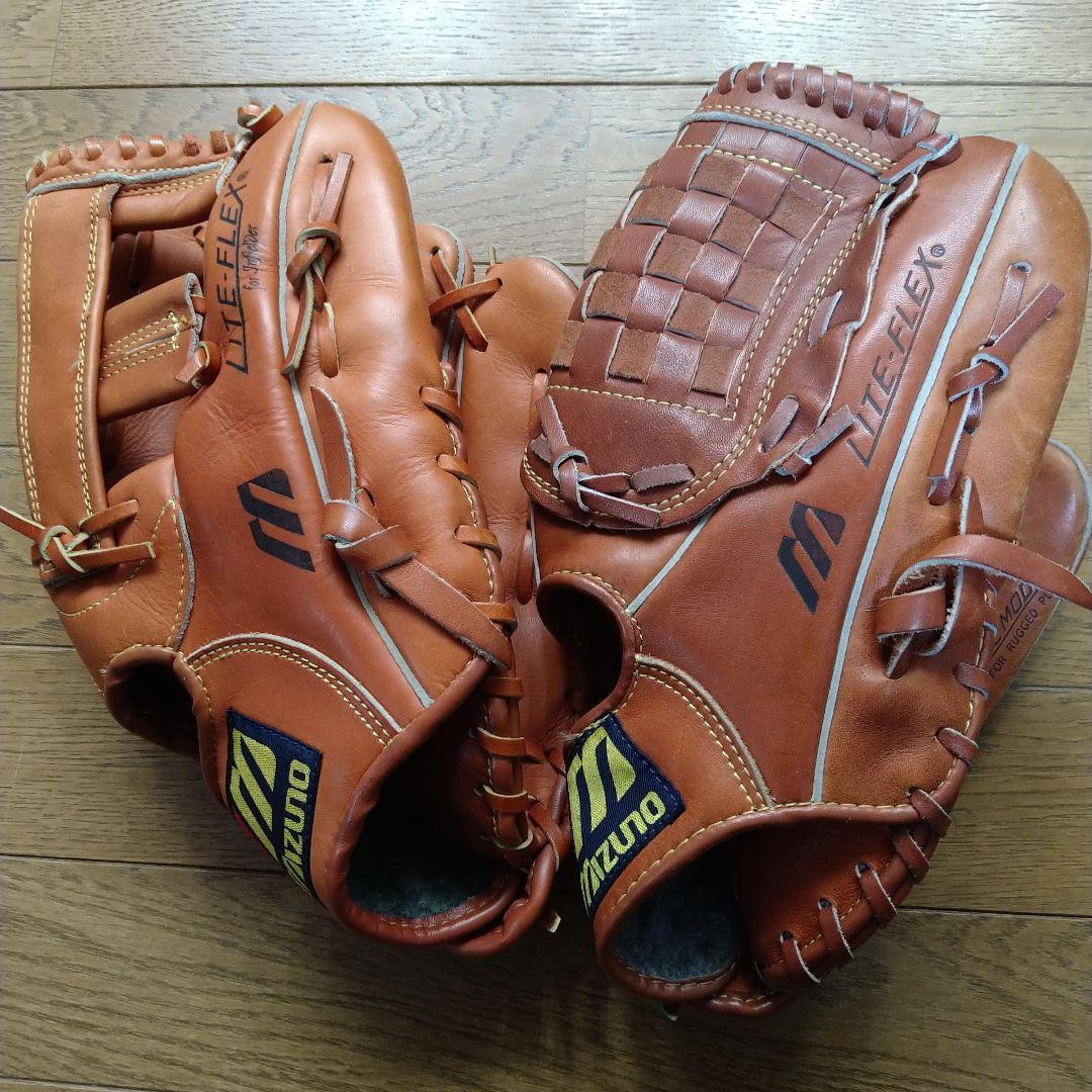 Mizuno LiteFlex 野球用グローブ ブラウン2点セット Mizuno LiteFlex 野球用グローブ ブラウン2点セット Mizuno LiteFlex