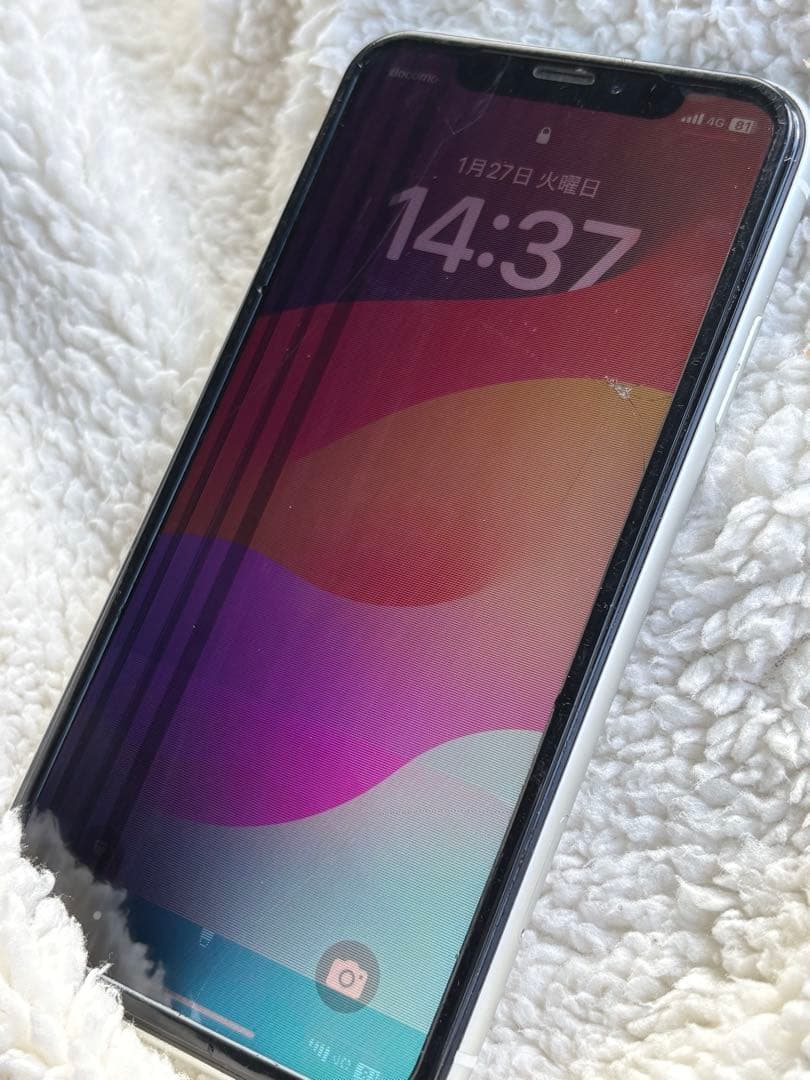 iPhoneXR 128GB ホワイト ジャンク品 - メルカリ