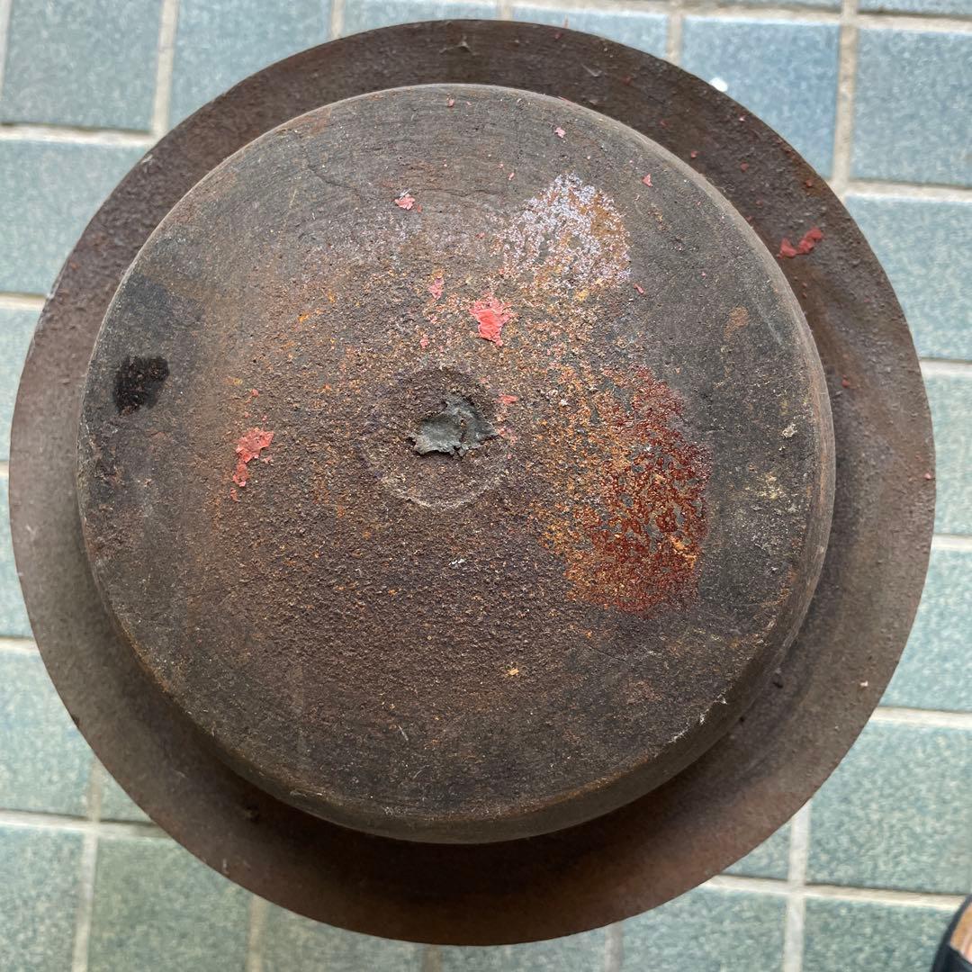 古い鉄製 羽釜 つば釜 はがま アンティーク｜