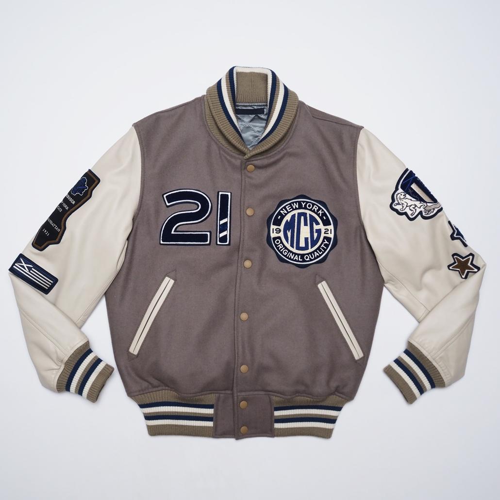 美品 McGREGOR 2022FW エンブレムスタジアムジャケット M