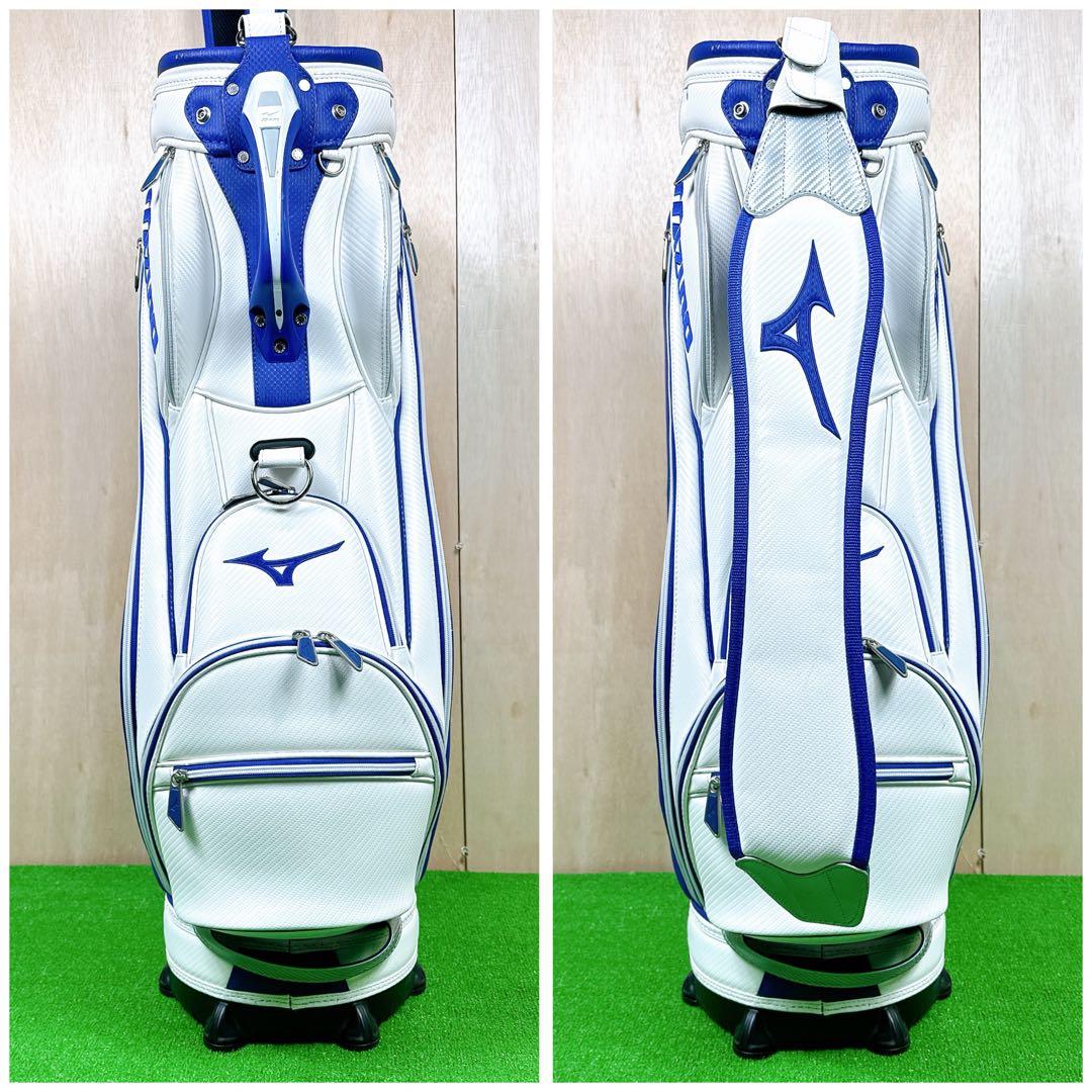☆美品 MIZUNO キャディバッグ 9.5型 アスリートツアーレプリカ 美津濃