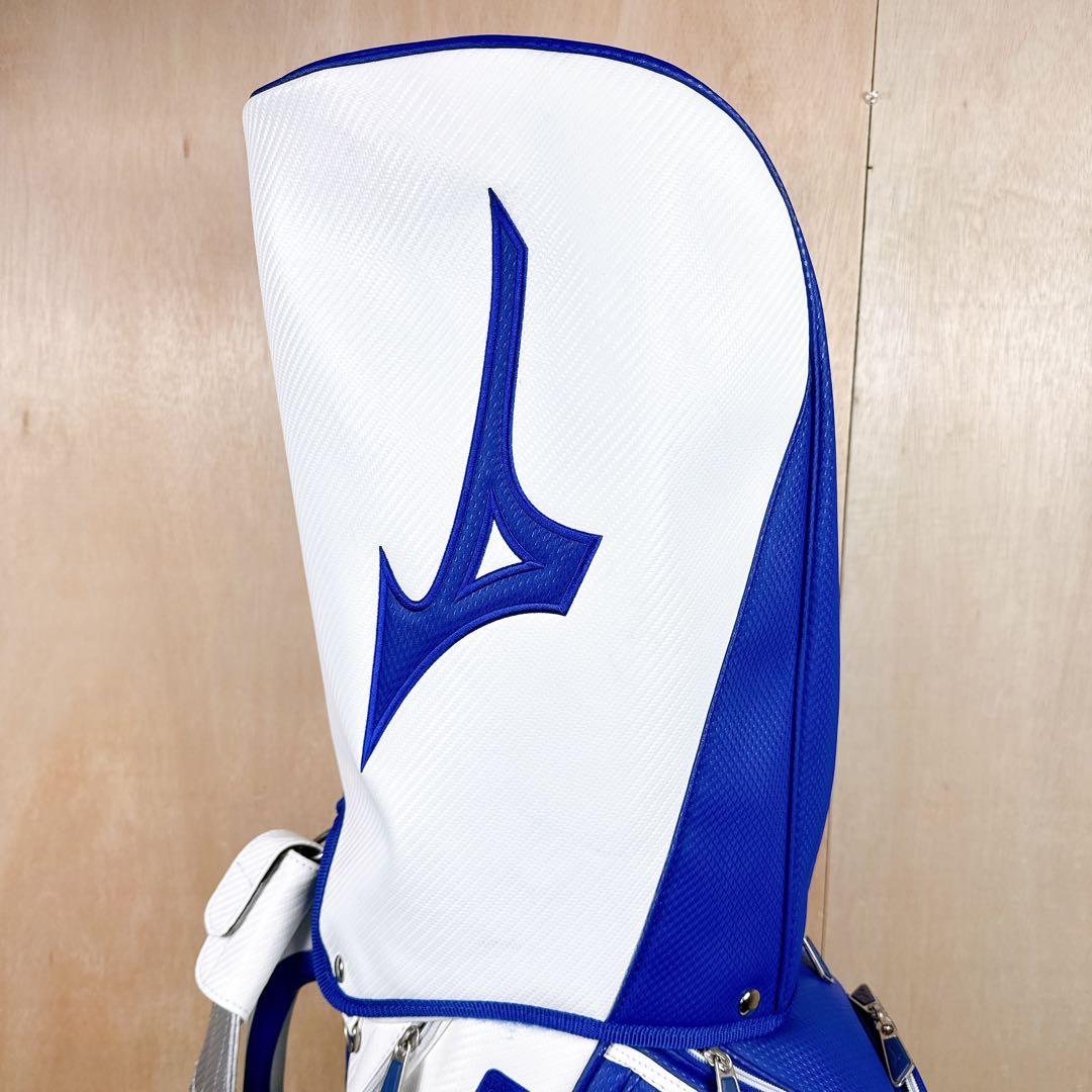 ☆美品 MIZUNO キャディバッグ 9.5型 アスリートツアーレプリカ 美津濃