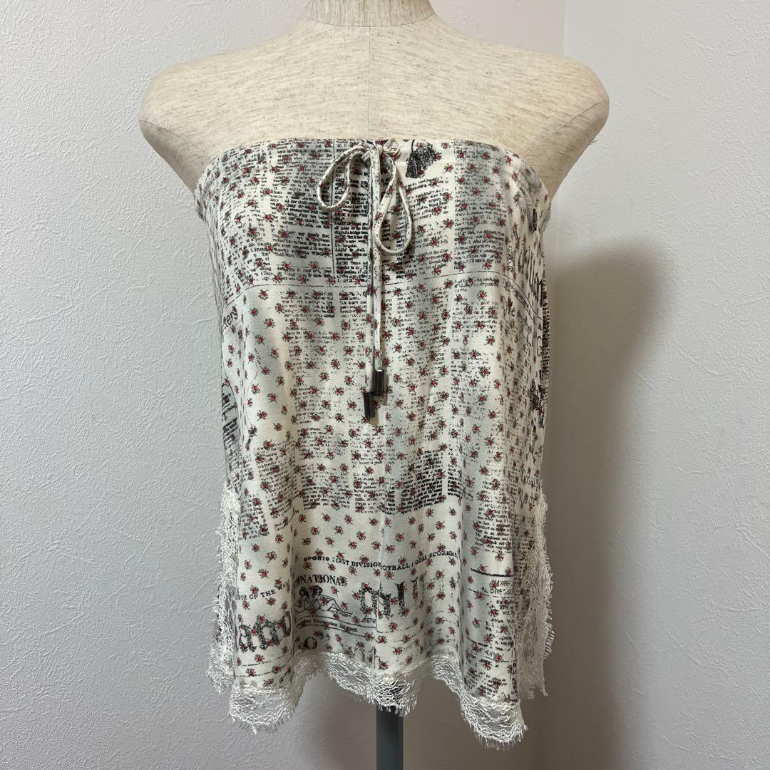 galliano 花柄テキストプリントミニスカート希少 サイズ40 - メルカリ