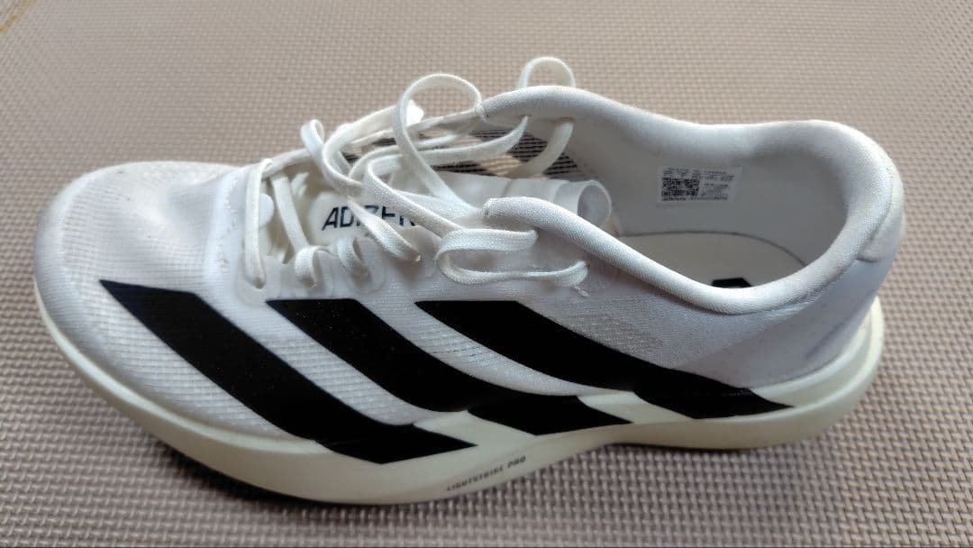 アディダスADIZERO Evo SL 25.5cm　走行距離98.4km