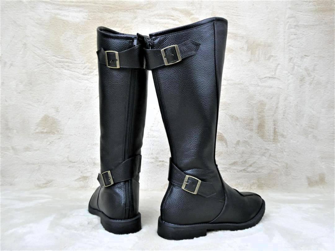 黒29cm 特攻ブーツ/ブラック ライダーブーツ 旧車會 暴走族 - メルカリ