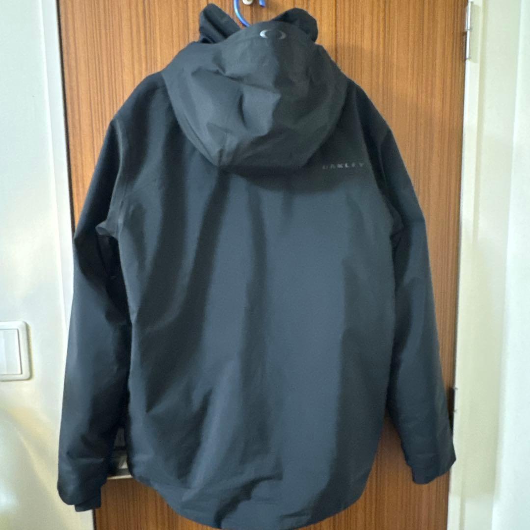 Oakley オークリーブラック スキーウェア フード付きゴアテッ