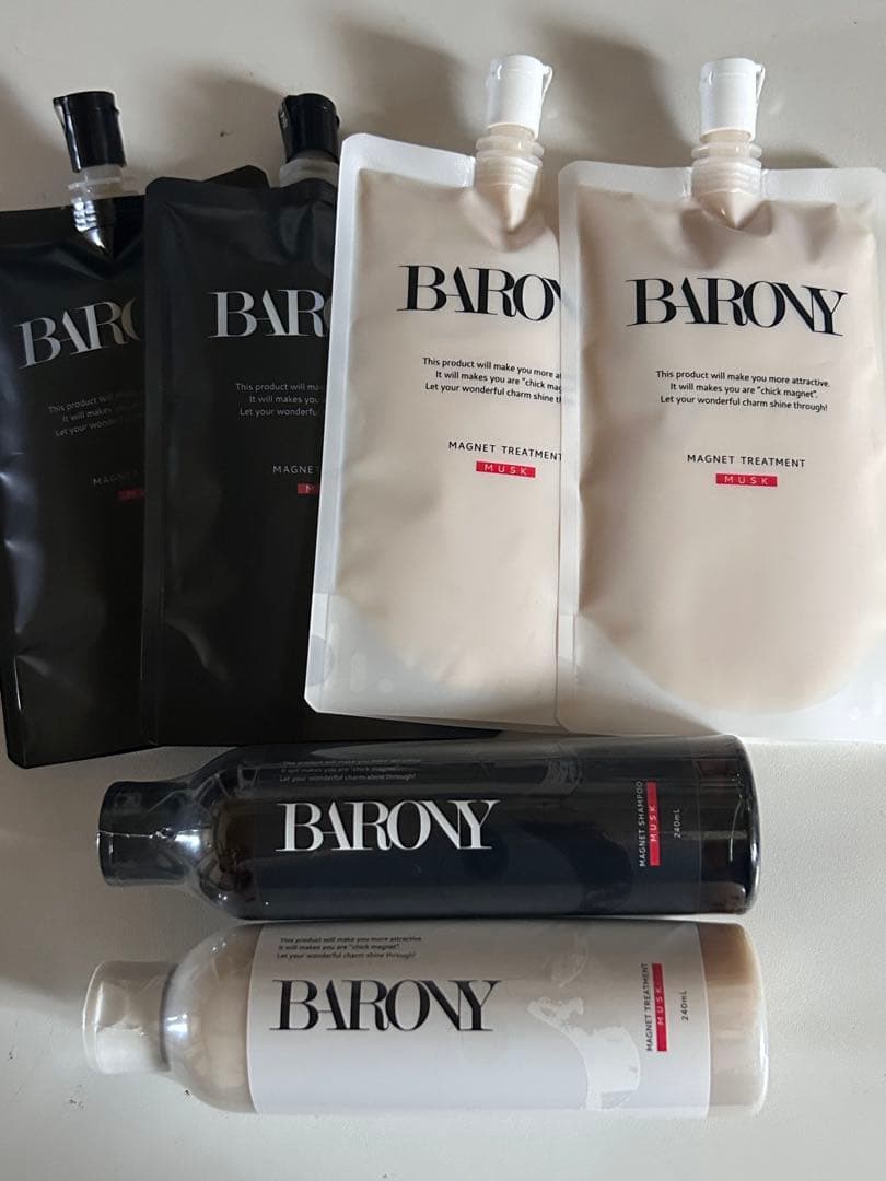 BARONY シャンプー トリートメント セット BARONY（バロニー） マグネット シャンプー&トリートメント パウチ