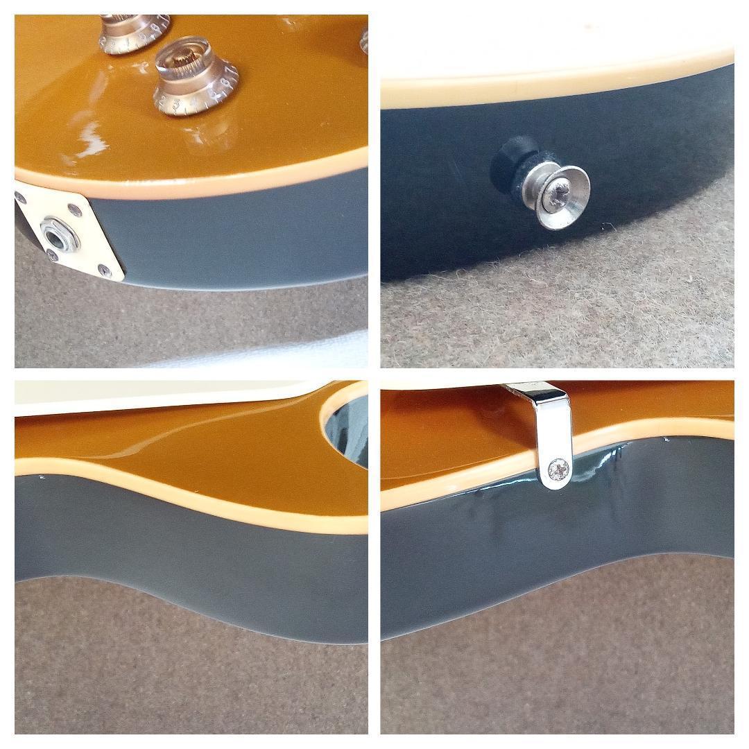 整備済み】MONSTY レスポールタイプ ゴールドトップ（国産？）エレキ