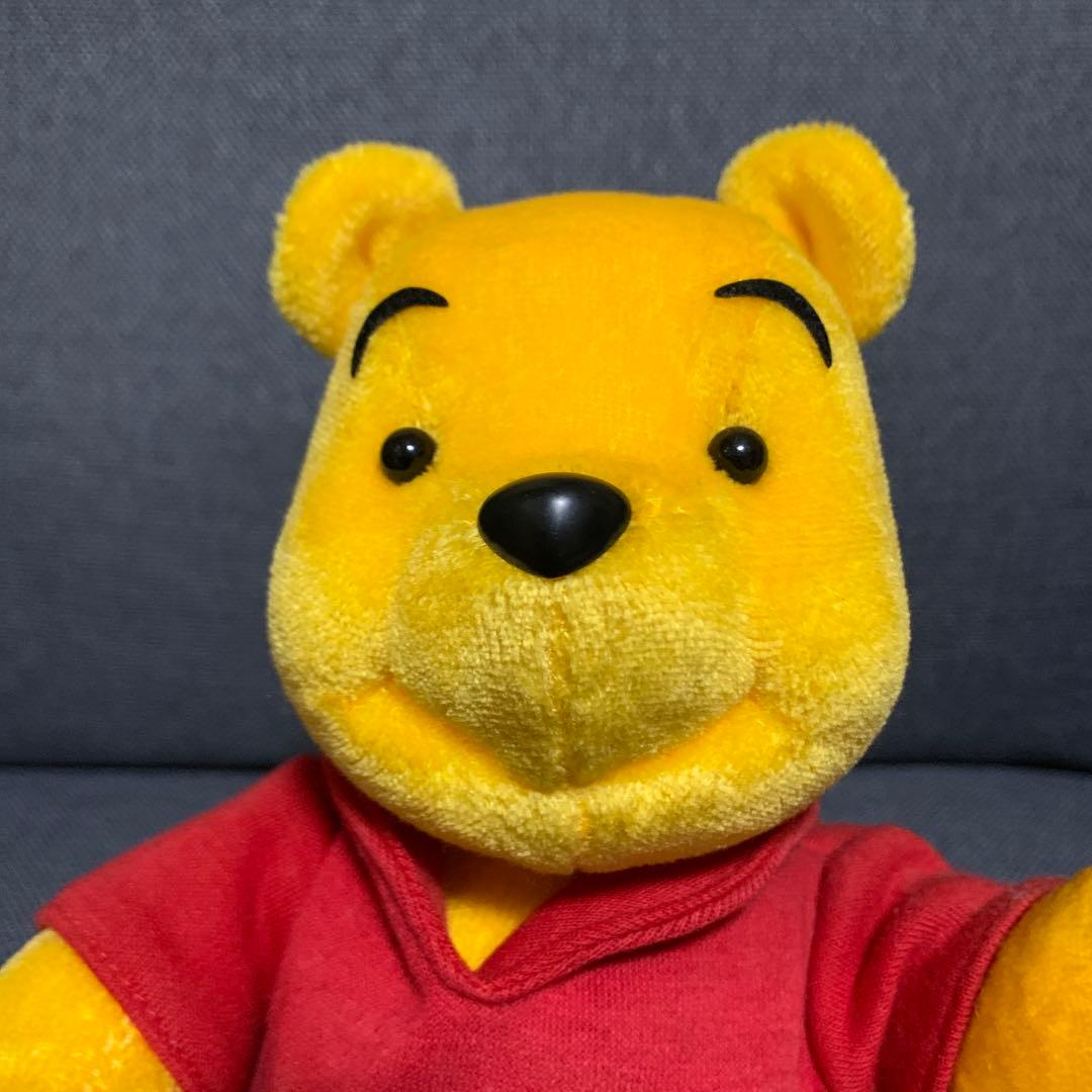 平成レトロくまのプーさんぬいぐるみオルゴール 首振りプーさん - メルカリ