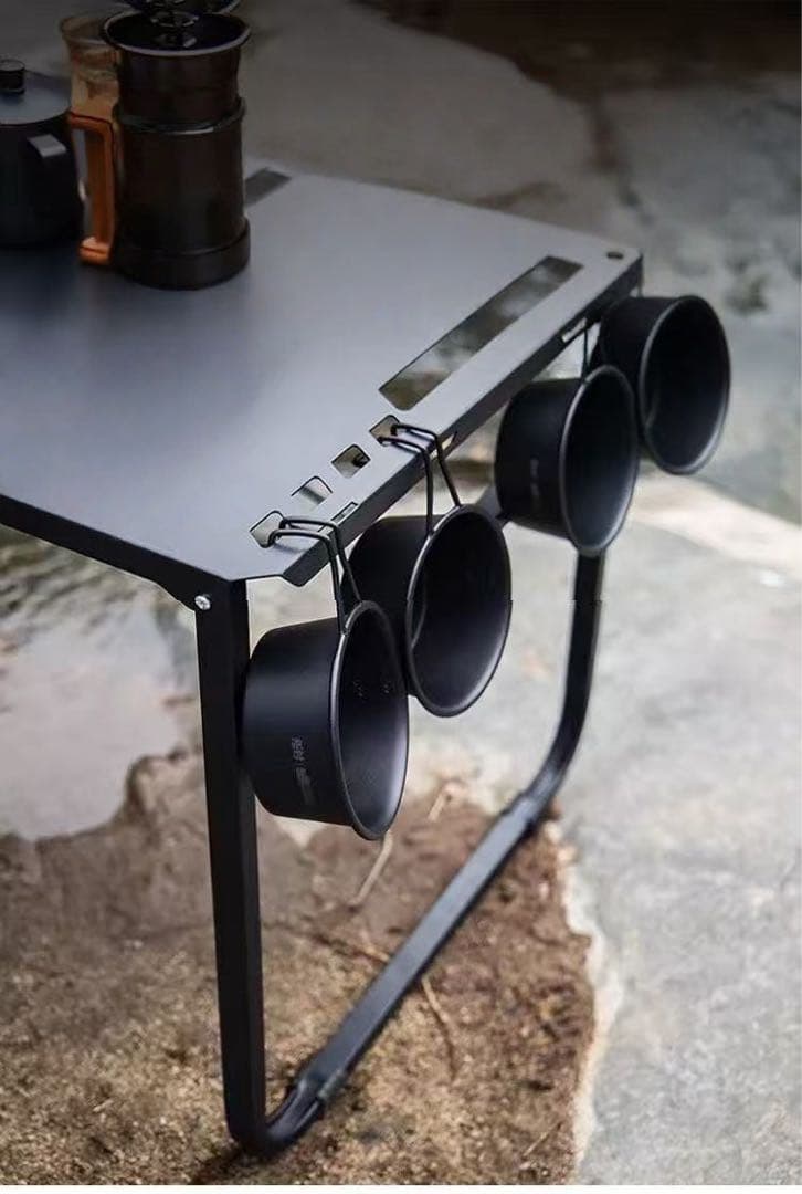 Joiusdio アウトドアテーブル 自動展開機構付き アウトドア