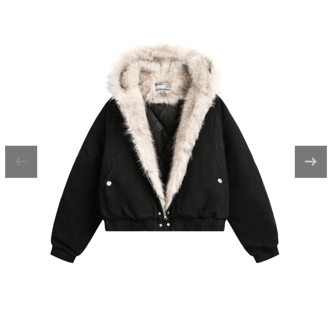 elev ファージャケット 黒 短丈 - メルカリ