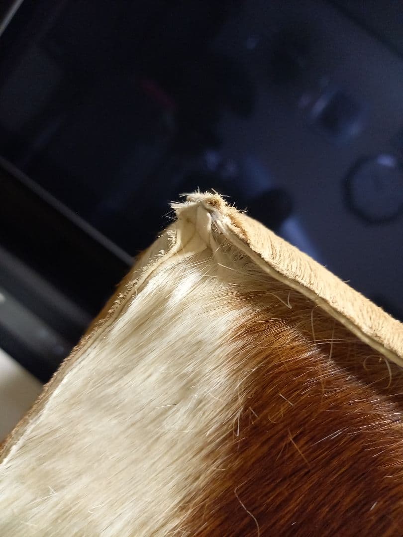 希少 メゾン テルガス フランス製 ガゼル 毛皮 スツール ボックス