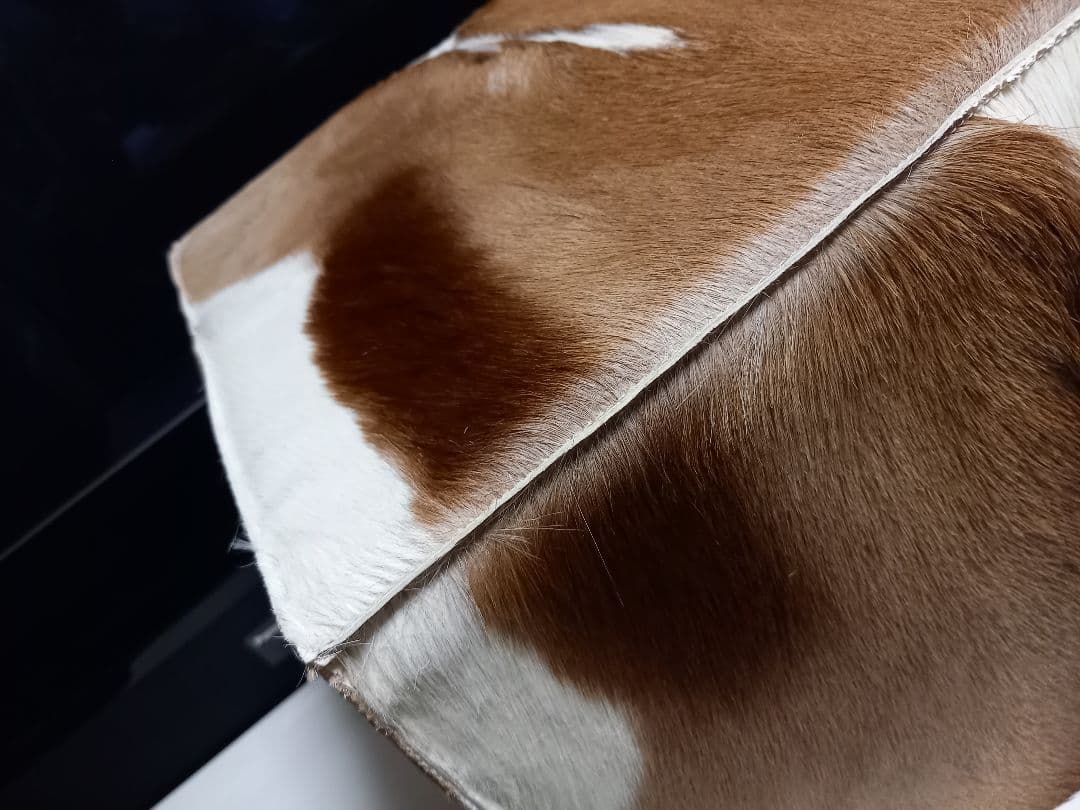 希少 メゾン テルガス フランス製 ガゼル 毛皮 スツール ボックス