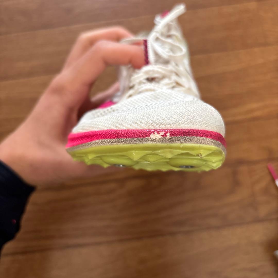 Nike スパイクシューズ ホワイト/ピンク ドラゴンフライ　27.0cm