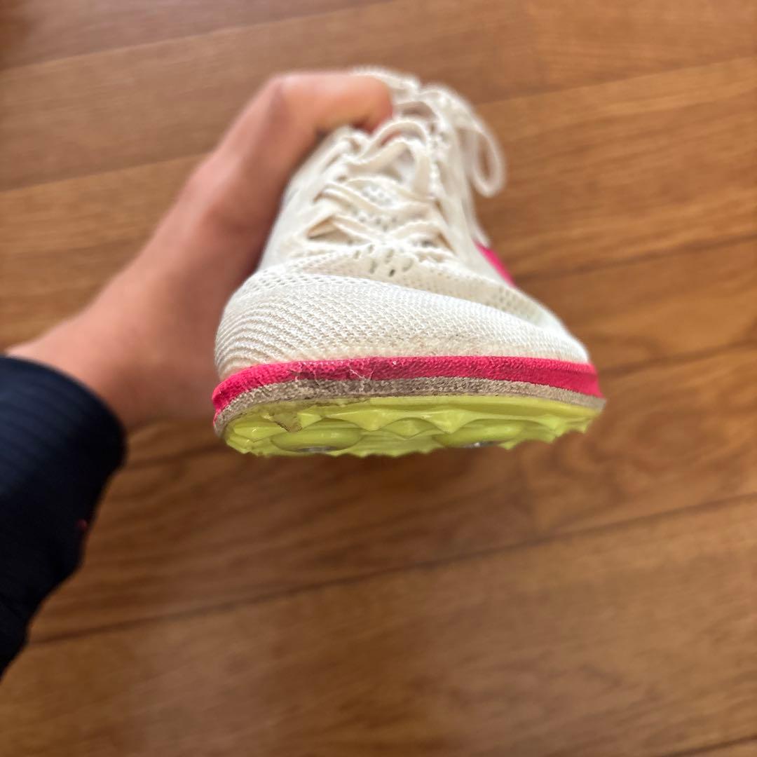 Nike スパイクシューズ ホワイト/ピンク ドラゴンフライ　27.0cm