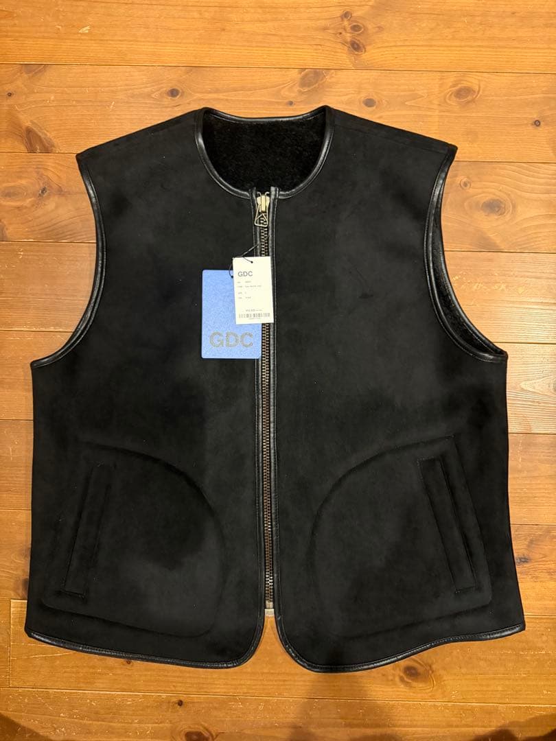 GDC Vegan Mouton Vest 木村拓哉 キムタク black - メルカリ