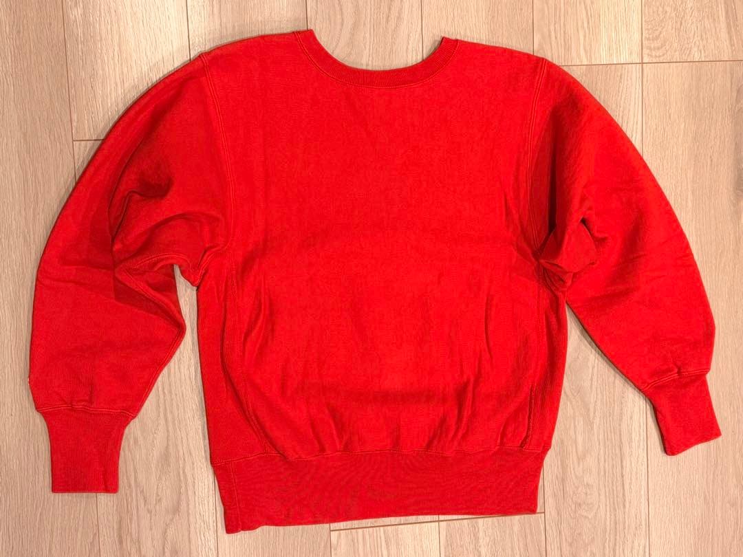 90s チャンピオン リバースウィーブ 目なし レッド 赤 藤原裕 トリコタグ