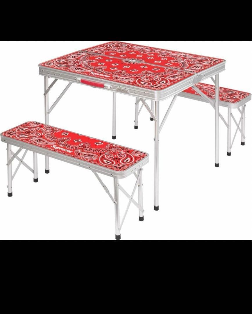 テーブル・チェア・ハンモック Supreme x Coleman Folding Table Set Red Supreme Coleman Folding Table Set (SS24) - $298