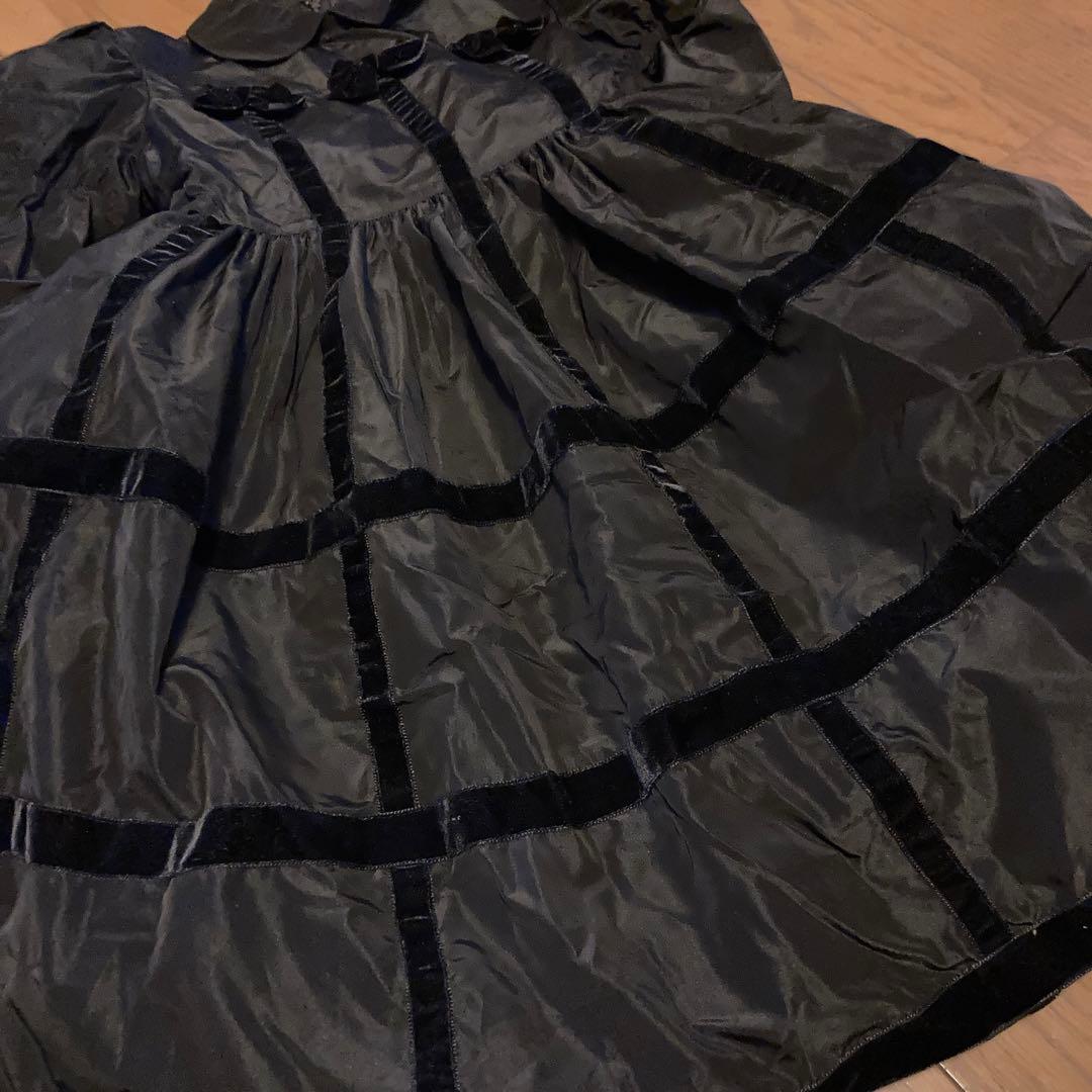 あけちゃん様専用❤︎シャーリーテンプル130❤︎黒リボンの