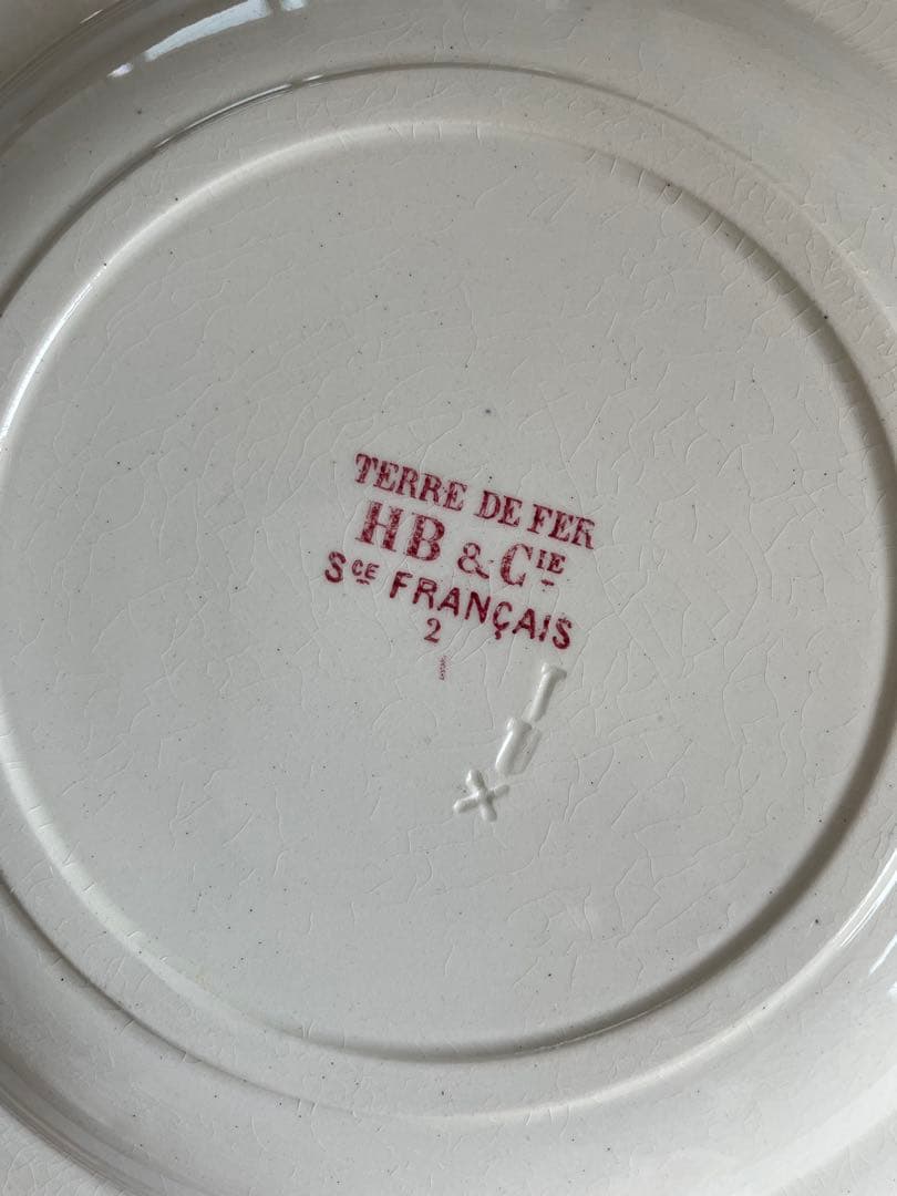 HB&C francais 小鳥 深皿 アンティーク - メルカリ