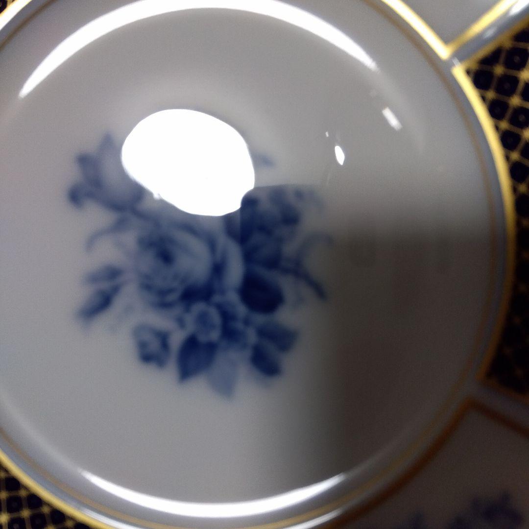 未使用　大倉陶園　ブルーインペリアル　21.4cm プレート 2枚 ペア