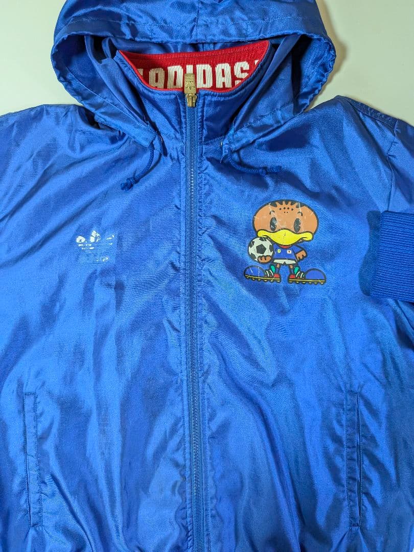 90s adidas 1992年アジアカップ広島 公式 ウインドブレーカー O